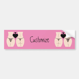 Autocollant De Voiture Thong Panty Spade Thunder_Cove