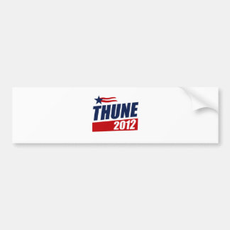 AUTOCOLLANT DE VOITURE THUNE 2012