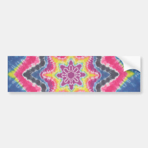 Autocollant De Voiture Tie Dye Star