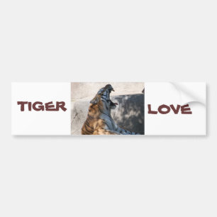 Autocollant De Voiture Tiger Love