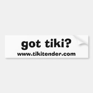 Autocollant De Voiture tiki obtenu ?