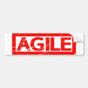 Autocollant De Voiture Timbre Agile