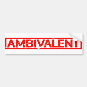 Autocollant De Voiture Timbre ambivalent