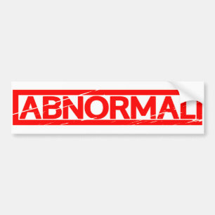 Autocollant De Voiture Timbre anormal