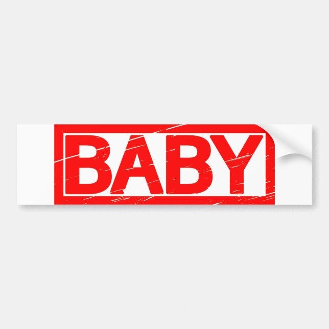 Autocollant De Voiture Timbre bébé (Devant)