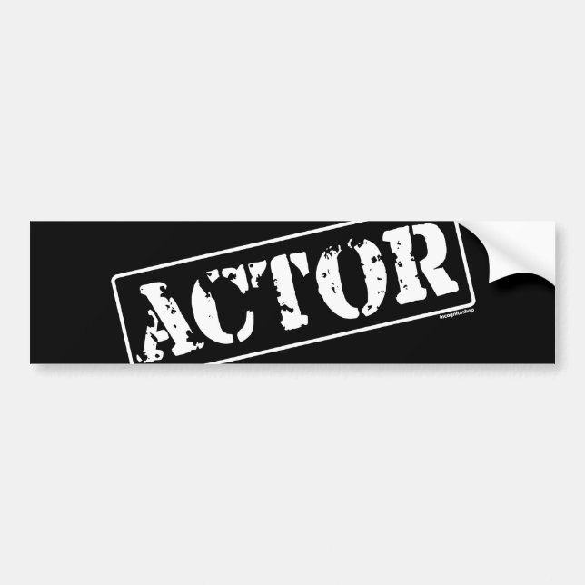 Autocollant De Voiture Timbre d'acteur (Devant)