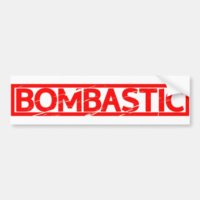 Autocollant De Voiture Timbre de Bombastic (Devant)