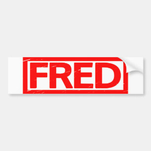 Autocollant De Voiture Timbre de Fred