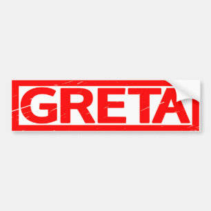 Autocollant De Voiture Timbre de Greta