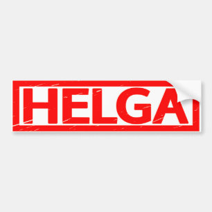 Autocollant De Voiture Timbre de Helga