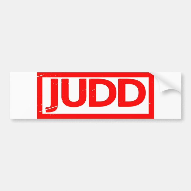 Autocollant De Voiture Timbre de Judd (Devant)