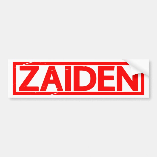 Autocollant De Voiture Timbre de Zaiden (Devant)