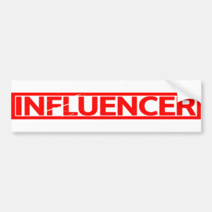 Autocollant De Voiture Timbre d'Influencer