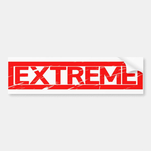 Autocollant De Voiture Timbre extrême (Devant)
