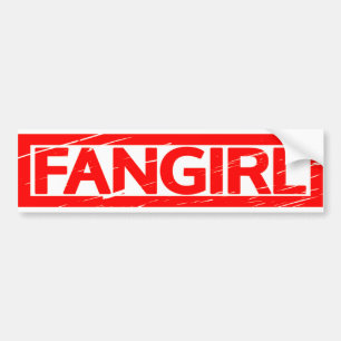 Autocollant De Voiture Timbre Fangirl