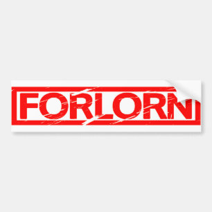 Autocollant De Voiture Timbre Forlorn