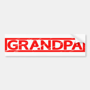Autocollant De Voiture Timbre grand-père
