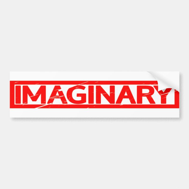 Autocollant De Voiture Timbre imaginaire (Devant)