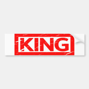 Autocollant De Voiture Timbre King