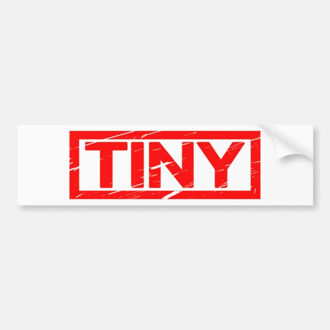 Autocollant De Voiture Timbre minuscule (Devant)