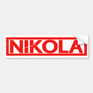 Autocollant De Voiture Timbre Nikola