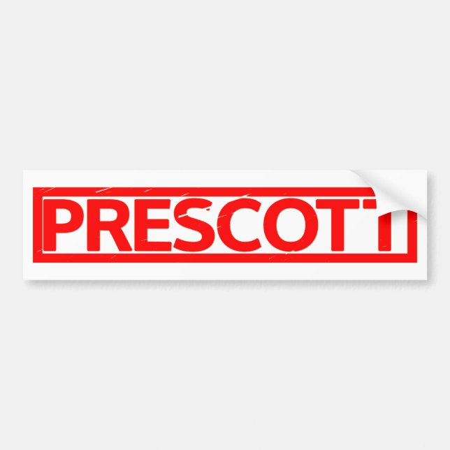 Autocollant De Voiture Timbre Prescott (Devant)