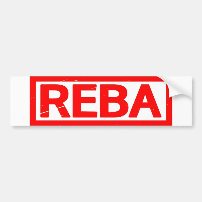 Autocollant De Voiture Timbre Reba (Devant)