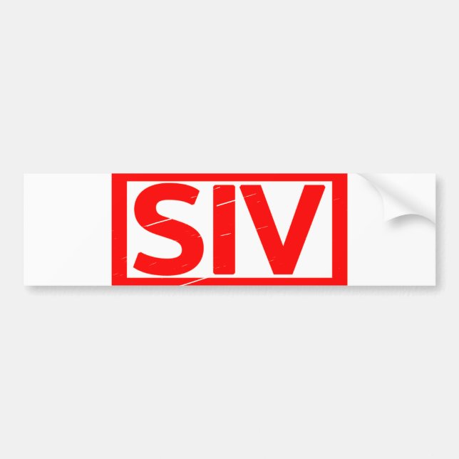 Autocollant De Voiture Timbre Siv (Devant)