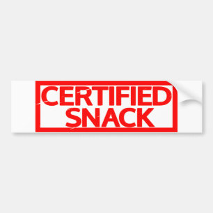 Autocollant De Voiture Timbre Snack Certifié