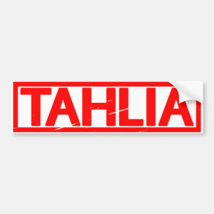 Autocollant De Voiture Timbre Tahlia