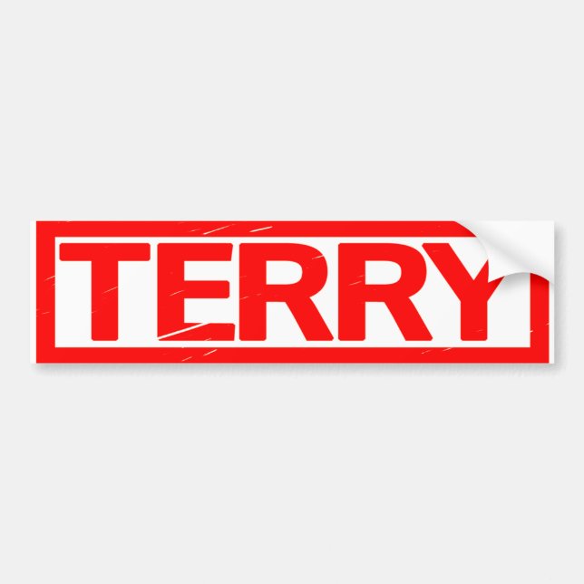 Autocollant De Voiture Timbre Terry (Devant)