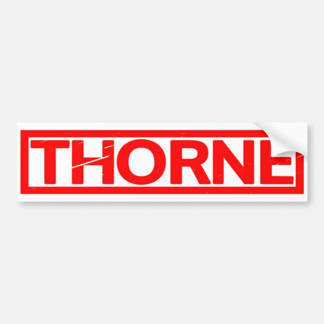 Autocollant De Voiture Timbre Thorne (Devant)