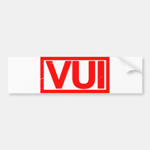 Autocollant De Voiture Timbre Vui