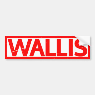 Autocollant De Voiture Timbre Wallis