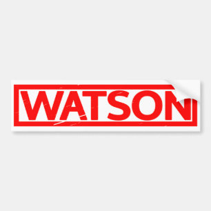 Autocollant De Voiture Timbre Watson