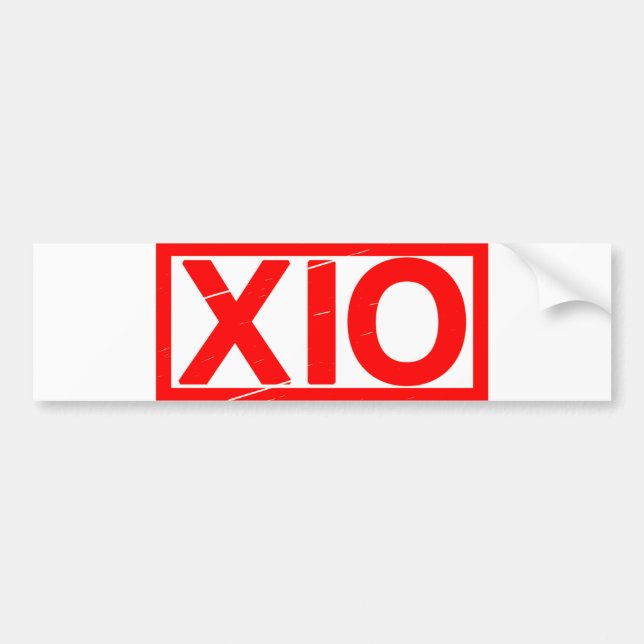 Autocollant De Voiture Timbre Xio (Devant)