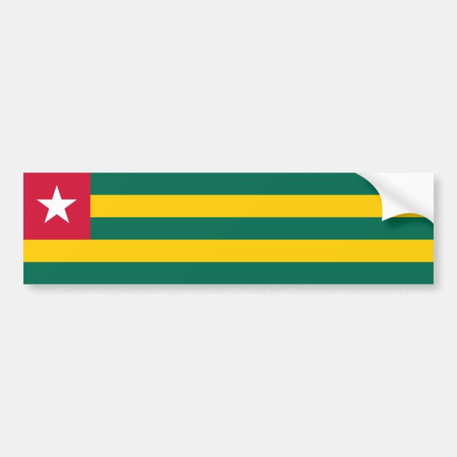 Autocollant De Voiture Togo (Devant)