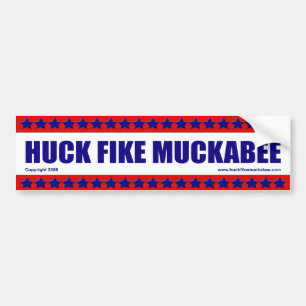 Autocollant De Voiture Toile à grain d'orge Fike Muckabee