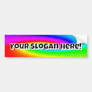 Autocollant De Voiture Ton Slogan Ici !