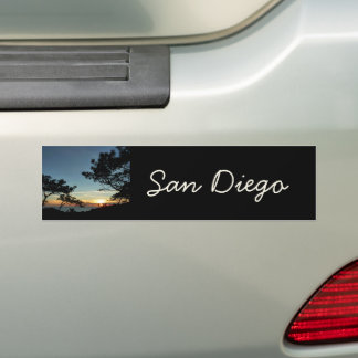 Autocollant De Voiture Torrey Pine Sunset III Paysage californien