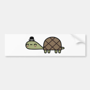 Autocollant De Voiture Tortue heureuse