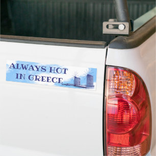 Autocollant De Voiture Toujours chaud en Grèce