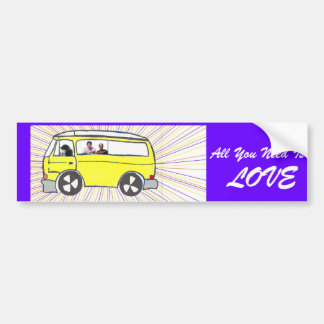 Autocollant De Voiture Tout que vous avez besoin est AMOUR