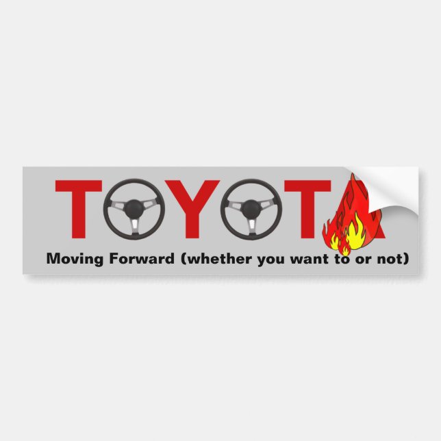 Autocollant De Voiture Toyota : Avancer (Devant)