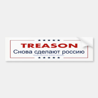 Autocollant De Voiture Trahison ! Rendez la Russie grande encore !