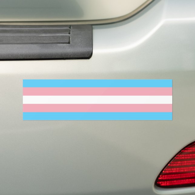 Autocollant De Voiture Transgenre Flag & Fierté communauté / Genre Voitur (En voiture)