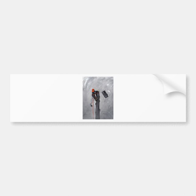 Autocollant De Voiture Tree Surgeon Arborist (Devant)