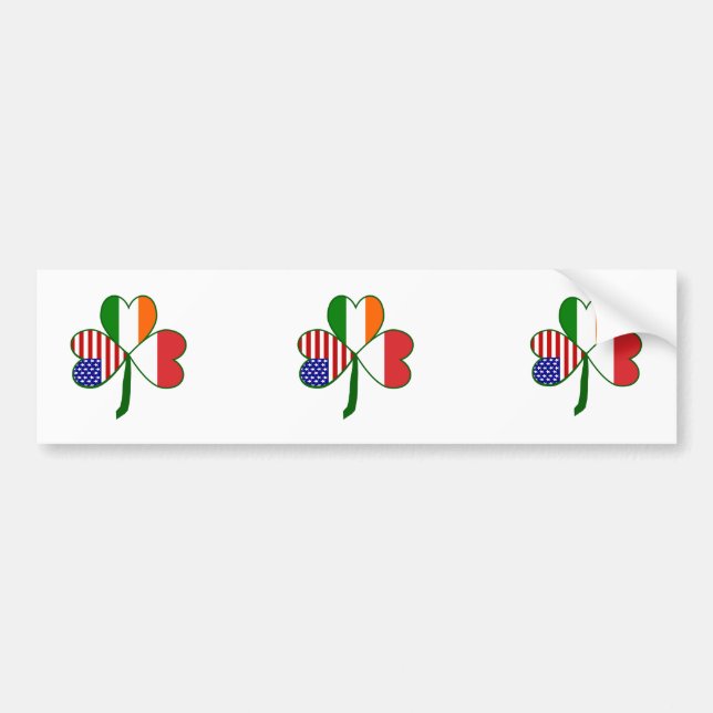 Autocollant De Voiture Trèfle polonais (Devant)