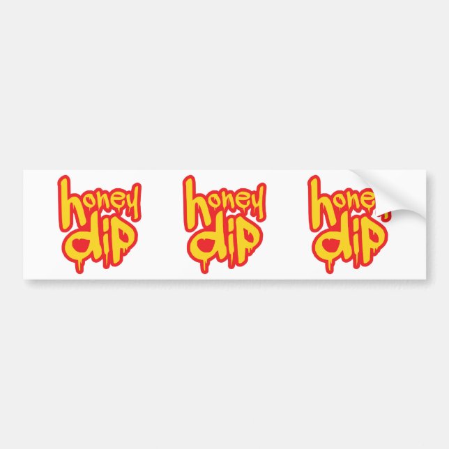 Autocollant De Voiture trempe au miel (Devant)