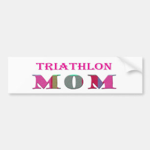 Autocollant De Voiture TriathlonMaman